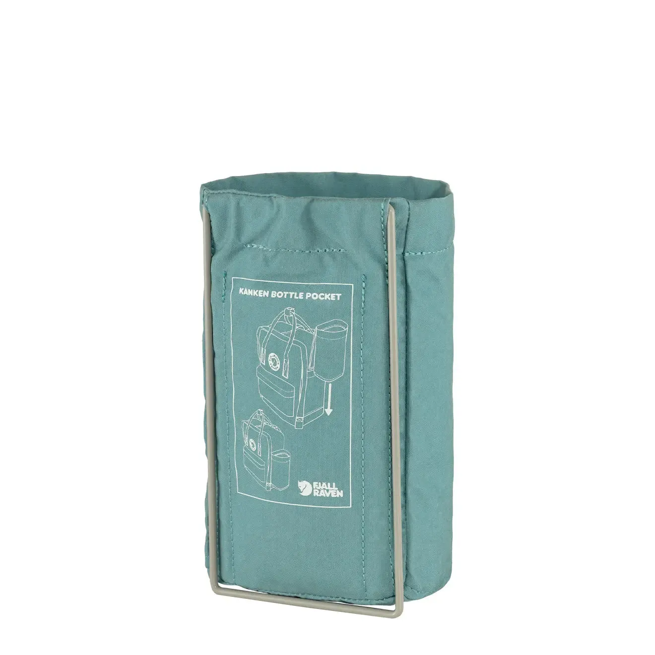 Bags FjallravenBackpack Men Fjallraven Kanken Bottle Pocket Sky Blue