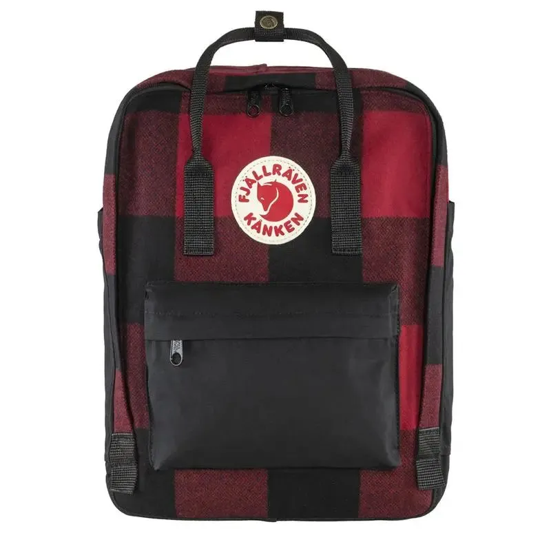 Bags FjallravenBackpack Men Fjallraven Kanken Re-Wool Red / Black