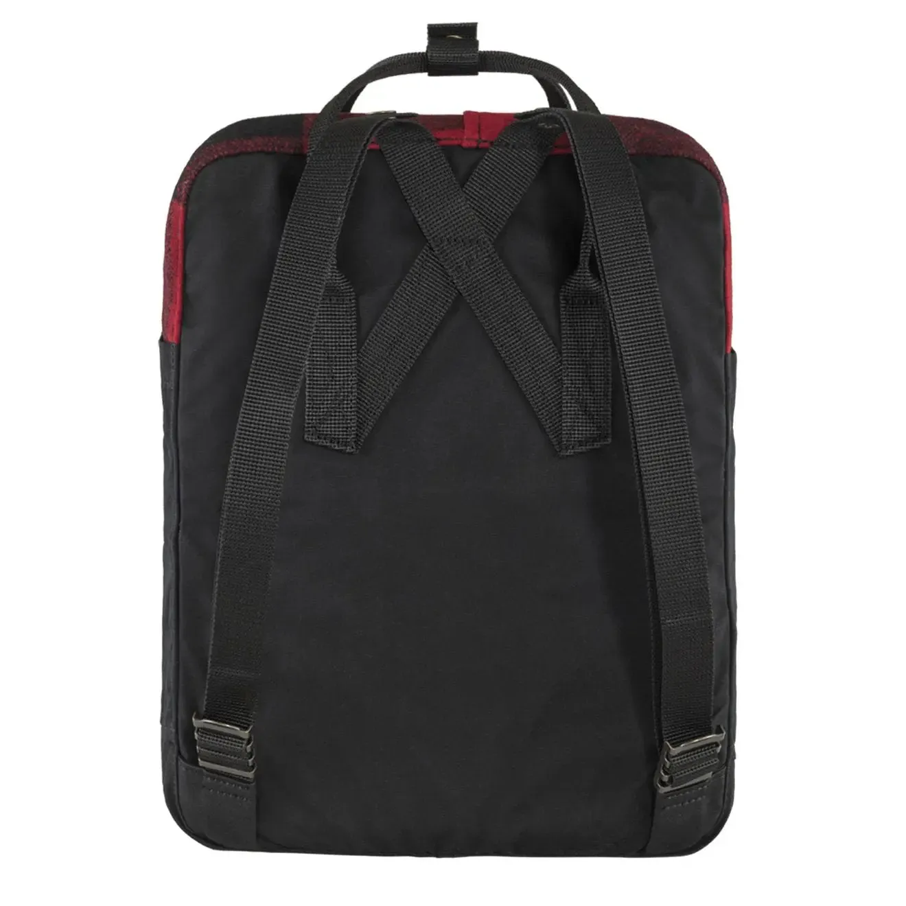 Bags FjallravenBackpack Men Fjallraven Kanken Re-Wool Red / Black