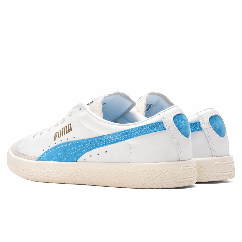 Basket VTG - White/Ocean Dive Puma Suede Street Sneakers