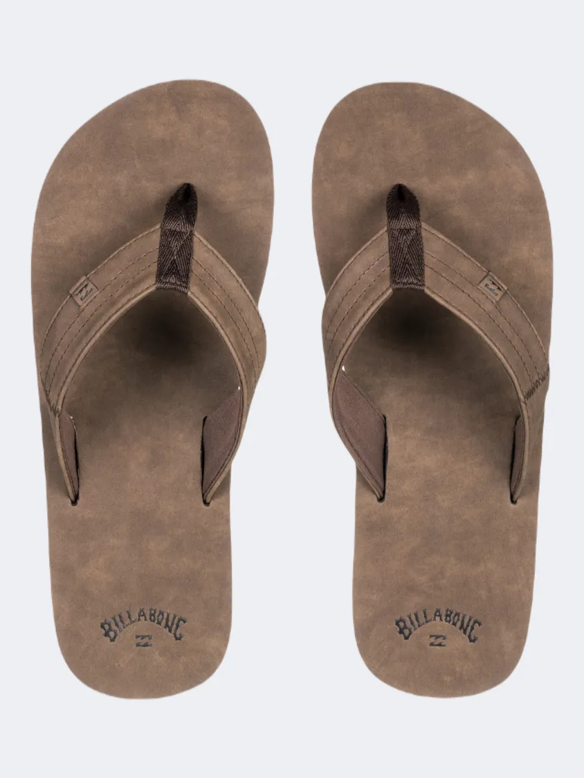 Billabong Seaway  Men Beach Slippers Chocolate Mens Casual Everyday Sneakers