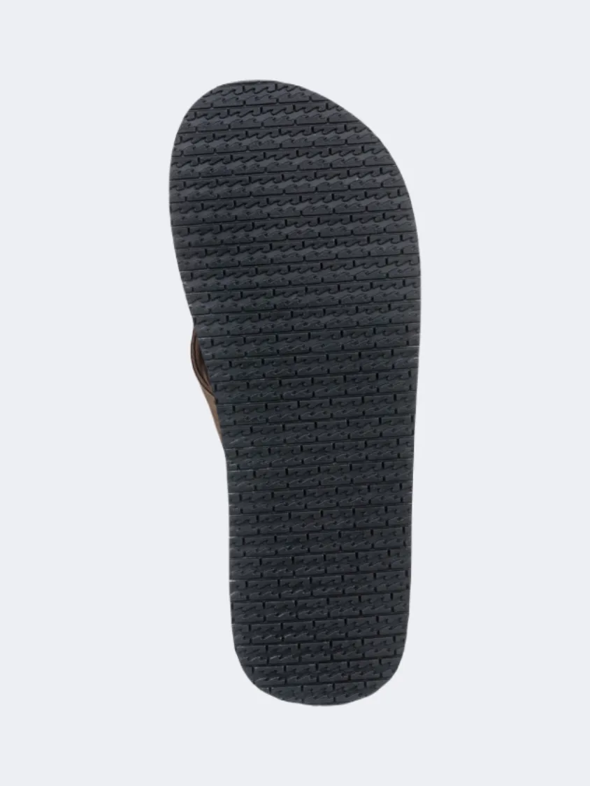 Billabong Seaway  Men Beach Slippers Chocolate Mens Casual Everyday Sneakers