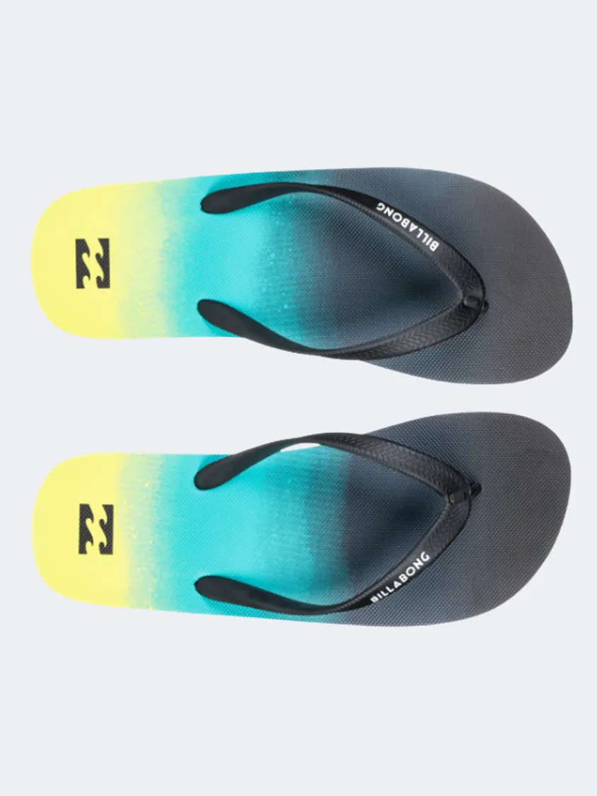 Billabong Tides Fade Men Beach Slippers  Black Mens Casual Everyday Sneakers