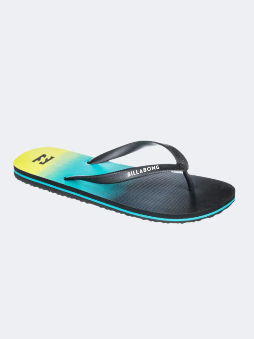 Billabong Tides Fade Men Beach Slippers  Black Mens Casual Everyday Sneakers