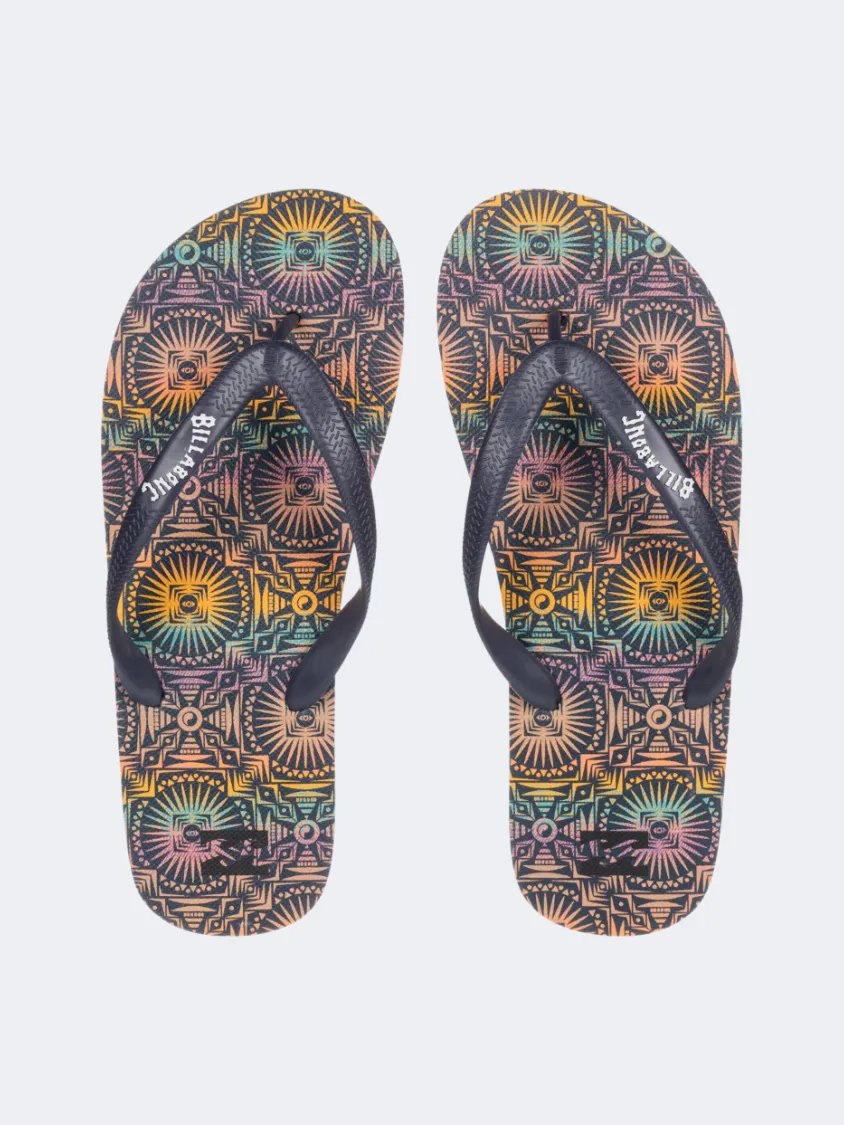 Billabong Tides Men Beach Slippers Aged Indigo Mens Urban Style Comfort Shoes