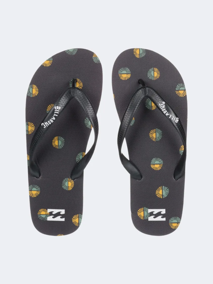 Billabong Tides Men Beach Slippers Black Mens Urban Style Comfort Shoes