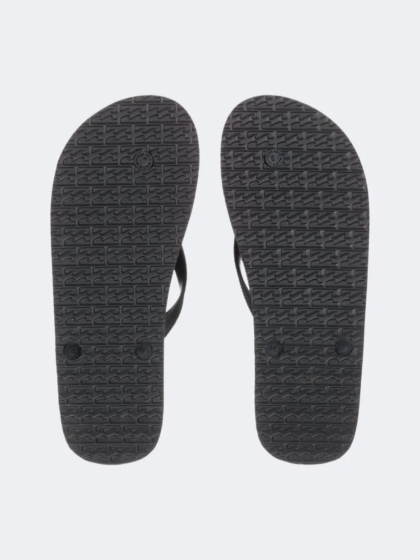 Billabong Tides Men Beach Slippers Black Mens Urban Style Comfort Shoes