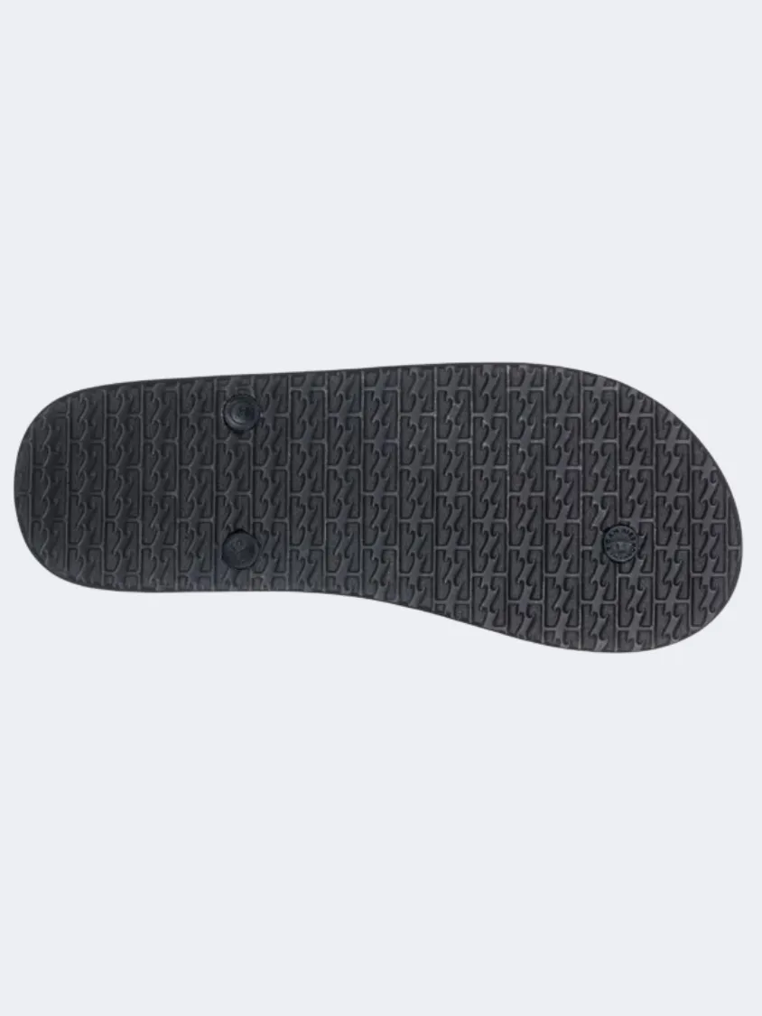 Billabong Tides Slice Men Beach Slippers Black Mens Casual Everyday Sneakers