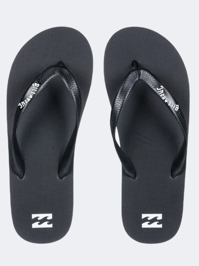 Billabong Tides Slice Men Beach Slippers Black Mens Casual Everyday Sneakers