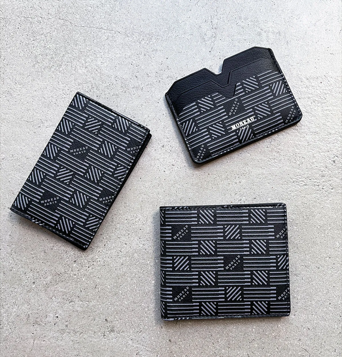 Billfold 6 cc Cardholer, Black Moreau Bags