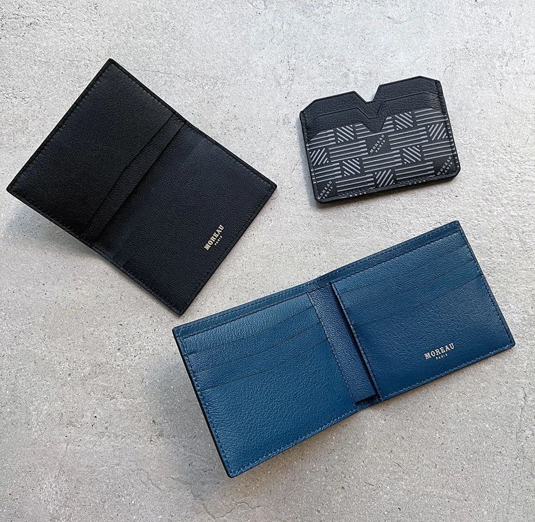 Billfold 6 cc Cardholer, Black Moreau Bags