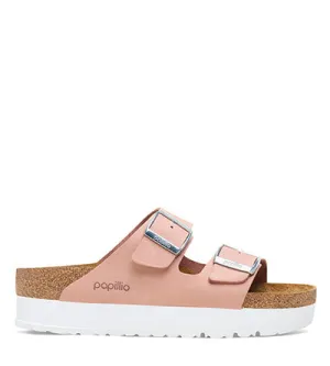 BIRKENSTOCK ARIZONA PLATFORM LEATHER Birkenstock women's shoes