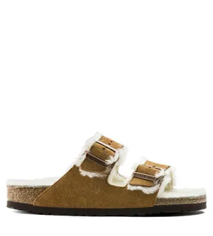 BIRKENSTOCK ARIZONA SHEARLING MINK Birkenstock women's shoes