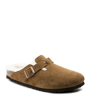BIRKENSTOCK BOSTON SHEARLING MINK Birkenstock women's shoes