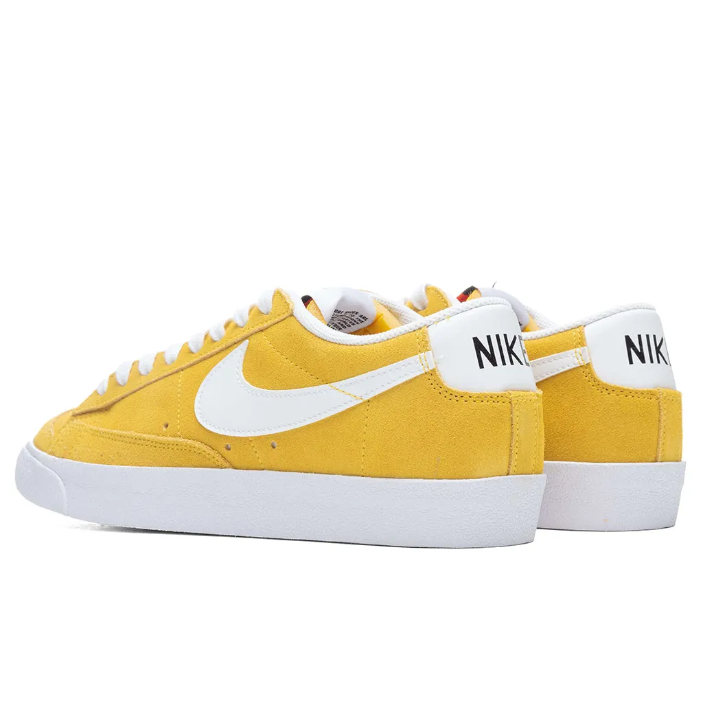 Blazer Low '77 - Speed Yellow/White Nike Cushioned Mesh Sneakers