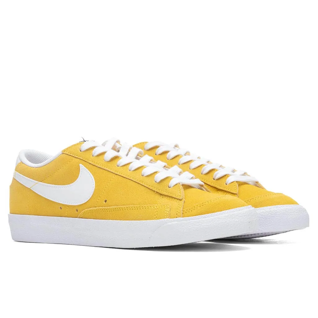 Blazer Low '77 - Speed Yellow/White Nike Cushioned Mesh Sneakers