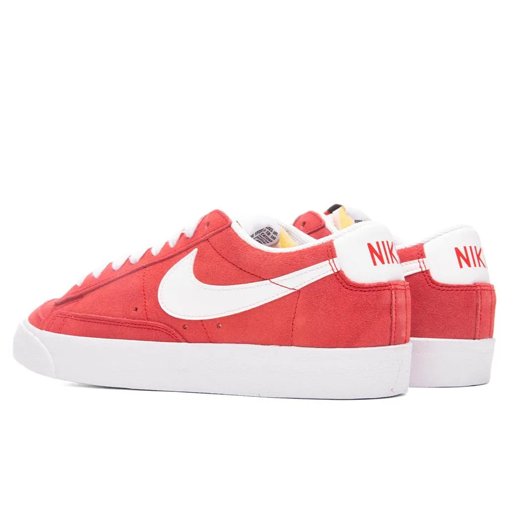 Blazer Low '77 - University Red/White Nike Cushioned Mesh Sneakers