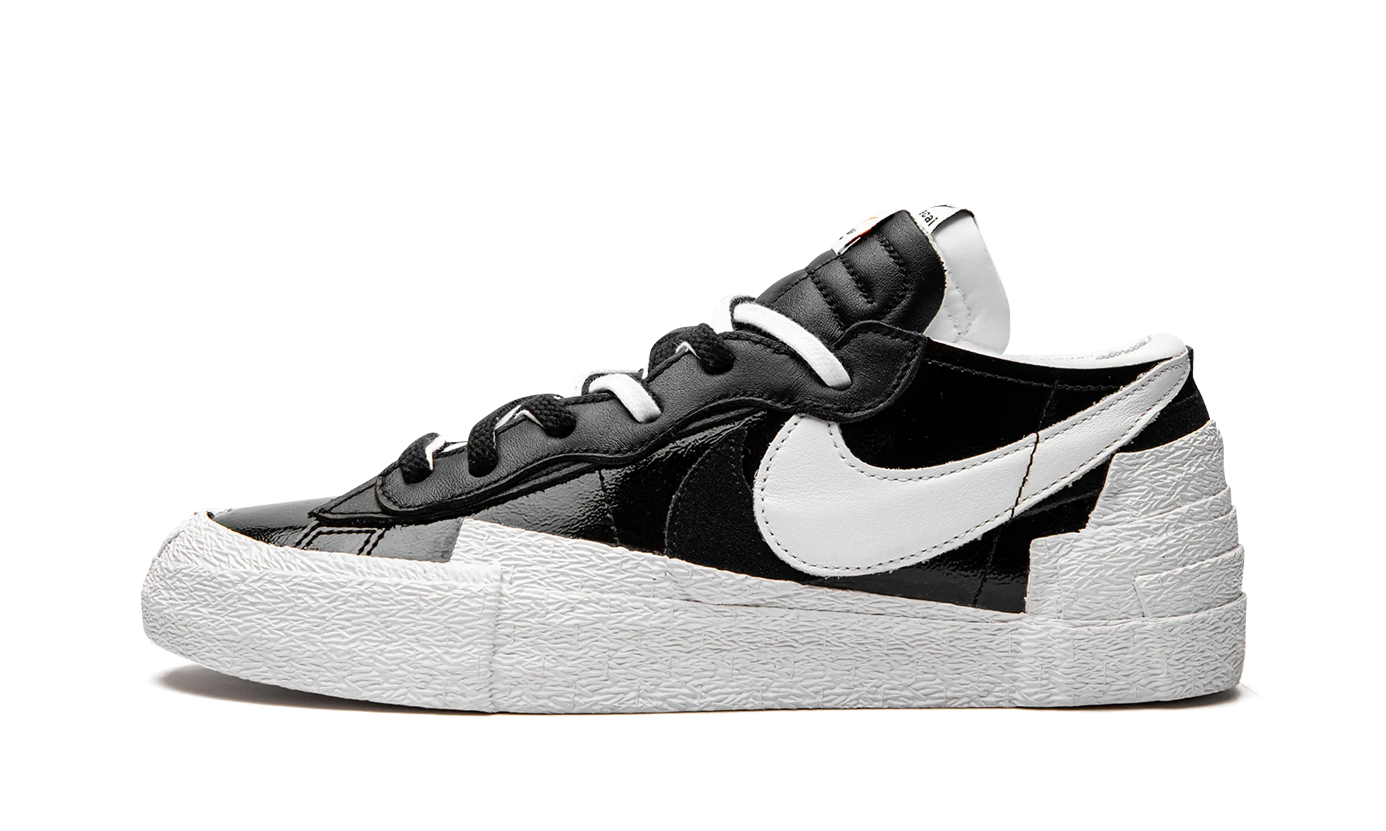 Blazer Low "Sacai - Black Patent Leather" nike mens sport sneakers