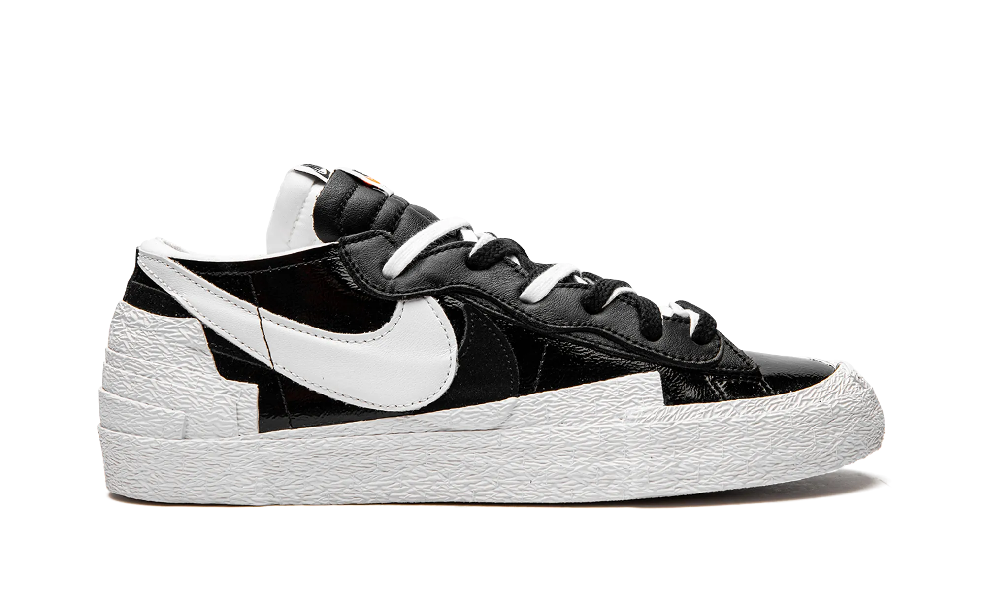 Blazer Low "Sacai - Black Patent Leather" nike mens sport sneakers