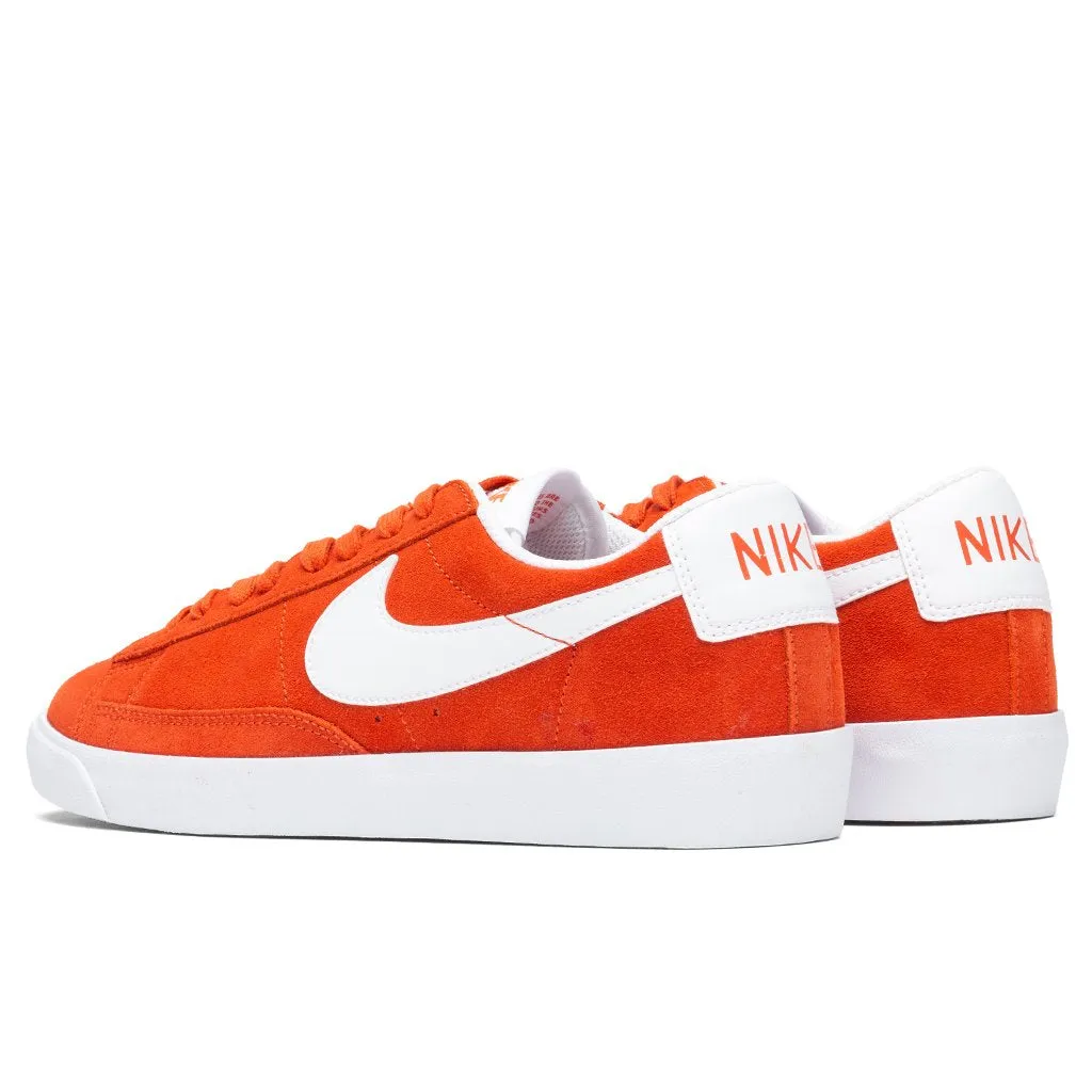Blazer Low Suede - Mantra Orange/White Nike Foam Comfort Trainers