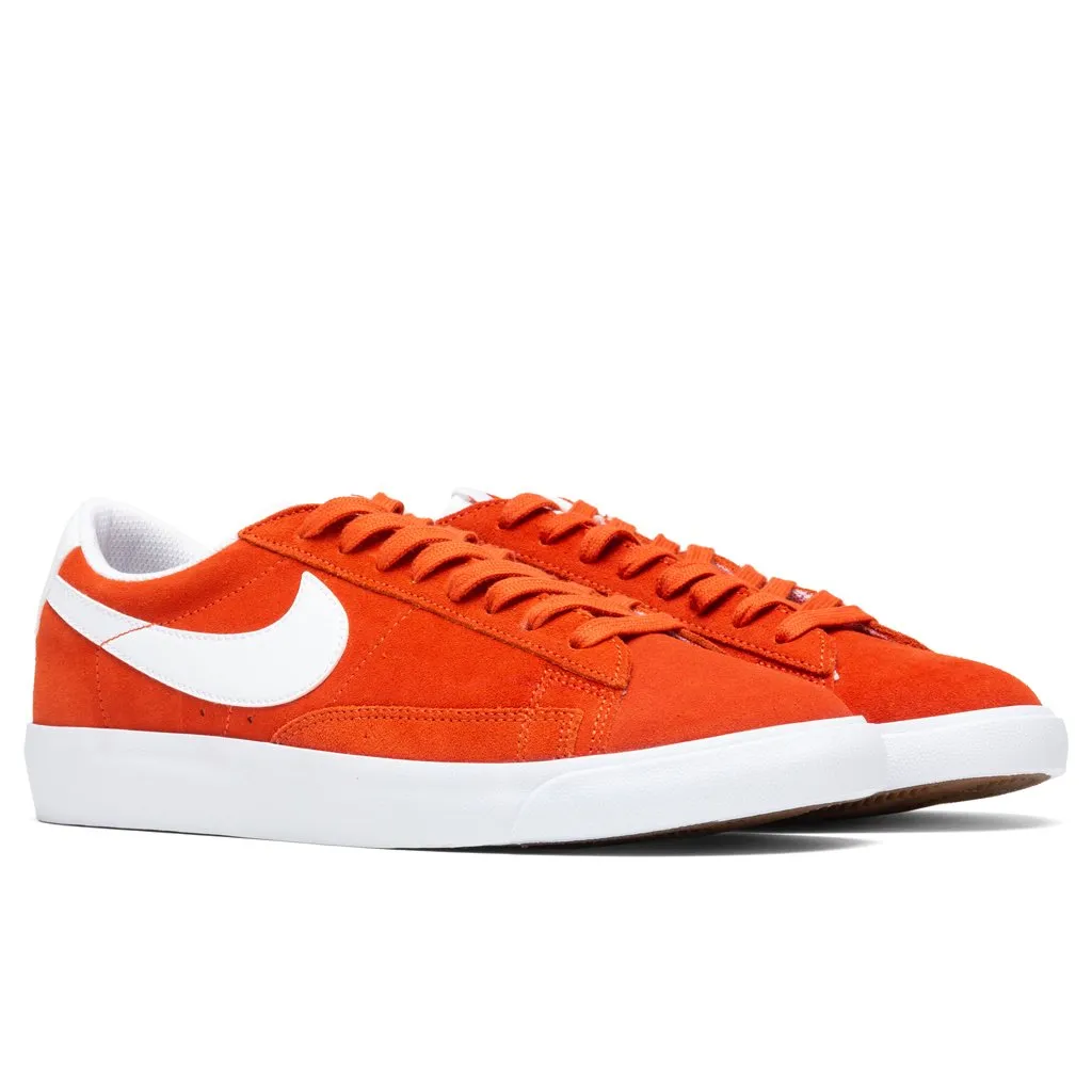 Blazer Low Suede - Mantra Orange/White Nike Foam Comfort Trainers