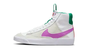 Blazer Mid '77 GS "Dance - White Fuchsia Green" Nike Grade School shoes