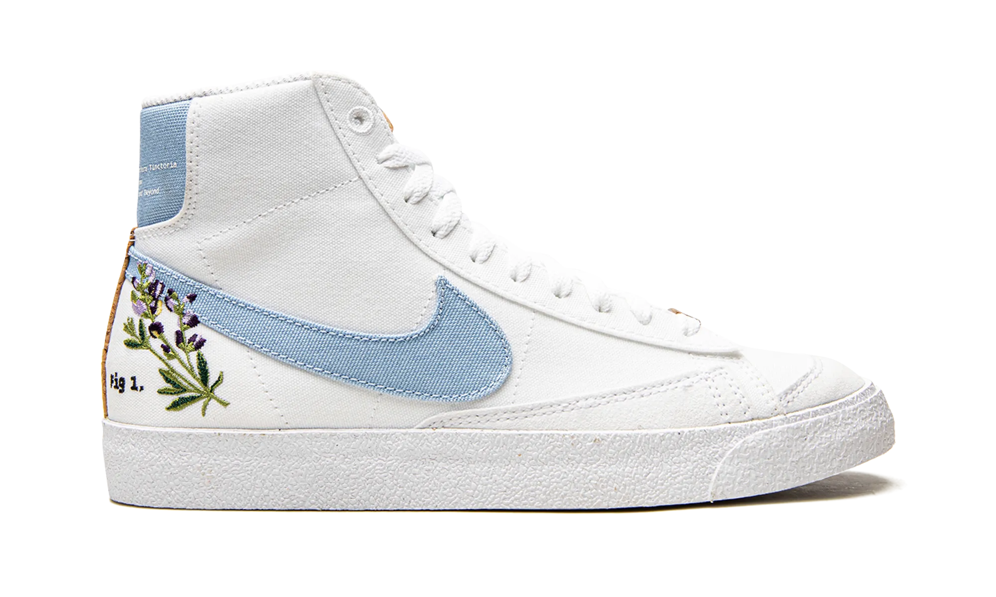 BLAZER MID '77 MNS WMNS "Indigo" nike womens casual sneakers