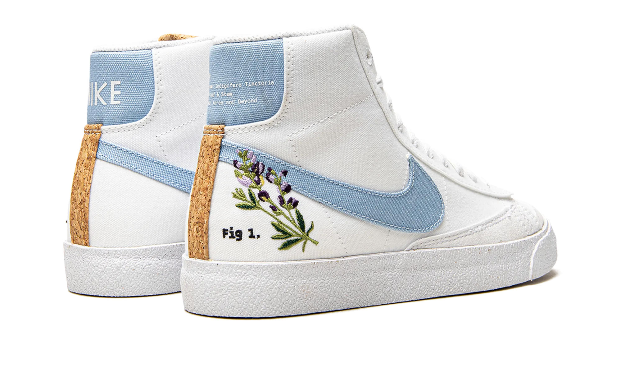 BLAZER MID '77 MNS WMNS "Indigo" nike womens casual sneakers
