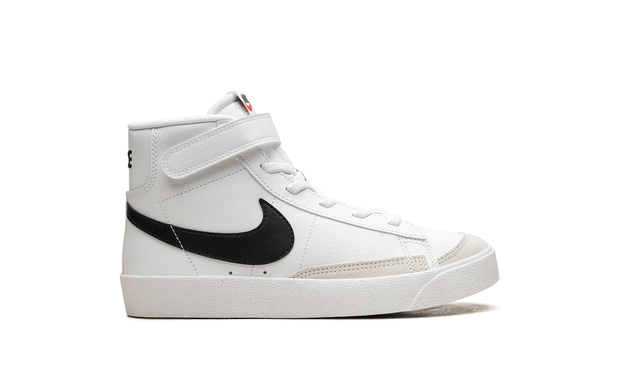 Blazer Mid 77 (PS) "BLACK/WHITE/TEAM ORANGE/WHITE" nike preschool slip-on sneakers