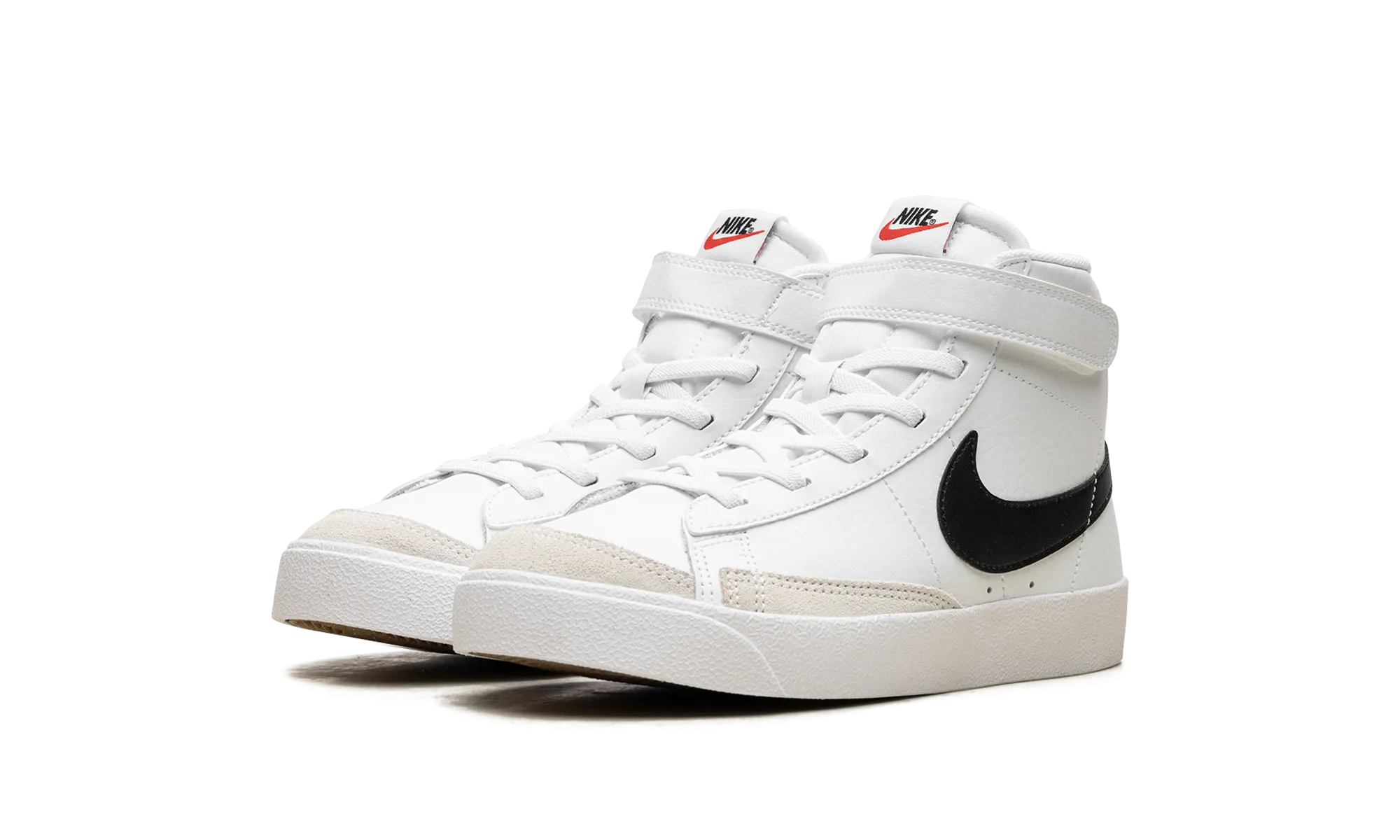 Blazer Mid 77 (PS) "BLACK/WHITE/TEAM ORANGE/WHITE" nike preschool slip-on sneakers
