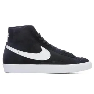 Blazer Mid '77 Suede - Black/White Nike shoes with cushioned air sole