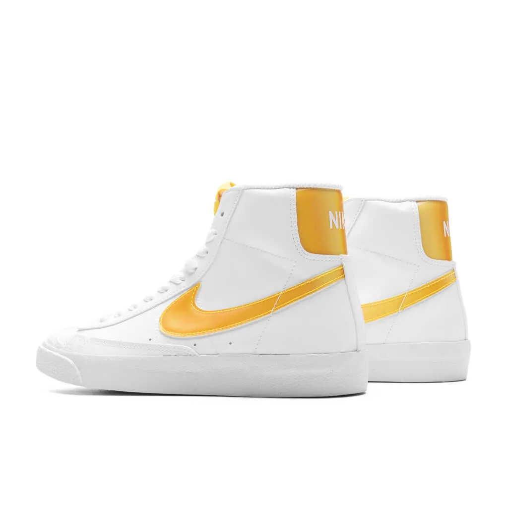 Blazer Mid NN KWE (GS) - White/Vivid Orange/Citron Tint Nike Retro Lifestyle Shoes