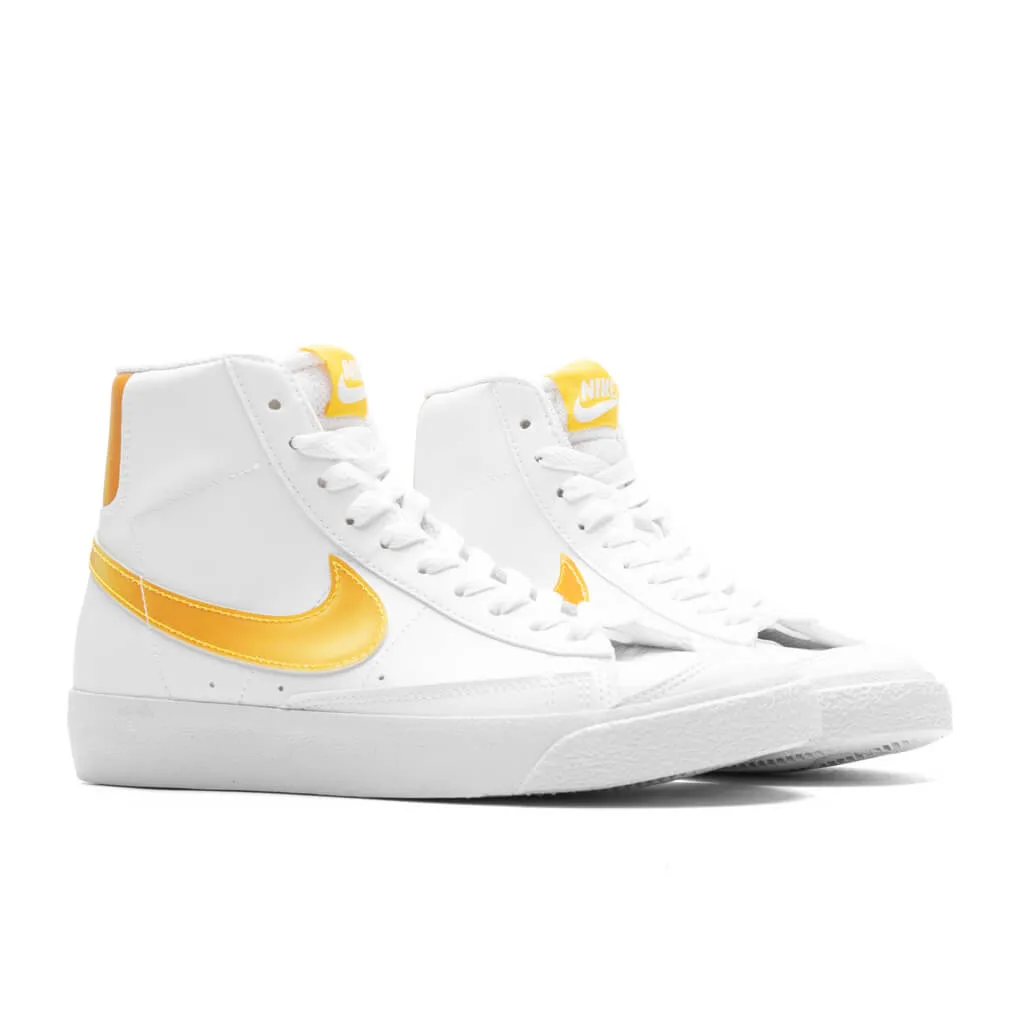 Blazer Mid NN KWE (GS) - White/Vivid Orange/Citron Tint Nike Retro Lifestyle Shoes