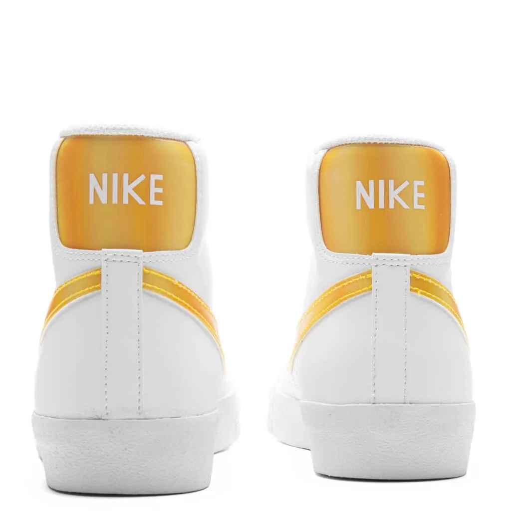 Blazer Mid NN KWE (GS) - White/Vivid Orange/Citron Tint Nike Retro Lifestyle Shoes