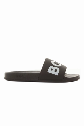 Boss Aryeh_slid_rblg Slider Black Boss shoe collections