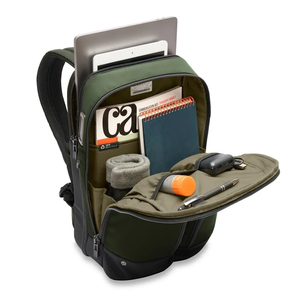 Briggs & Riley Recycled Day Bag Medium Expandable Backpack Bags Briggs-Riley