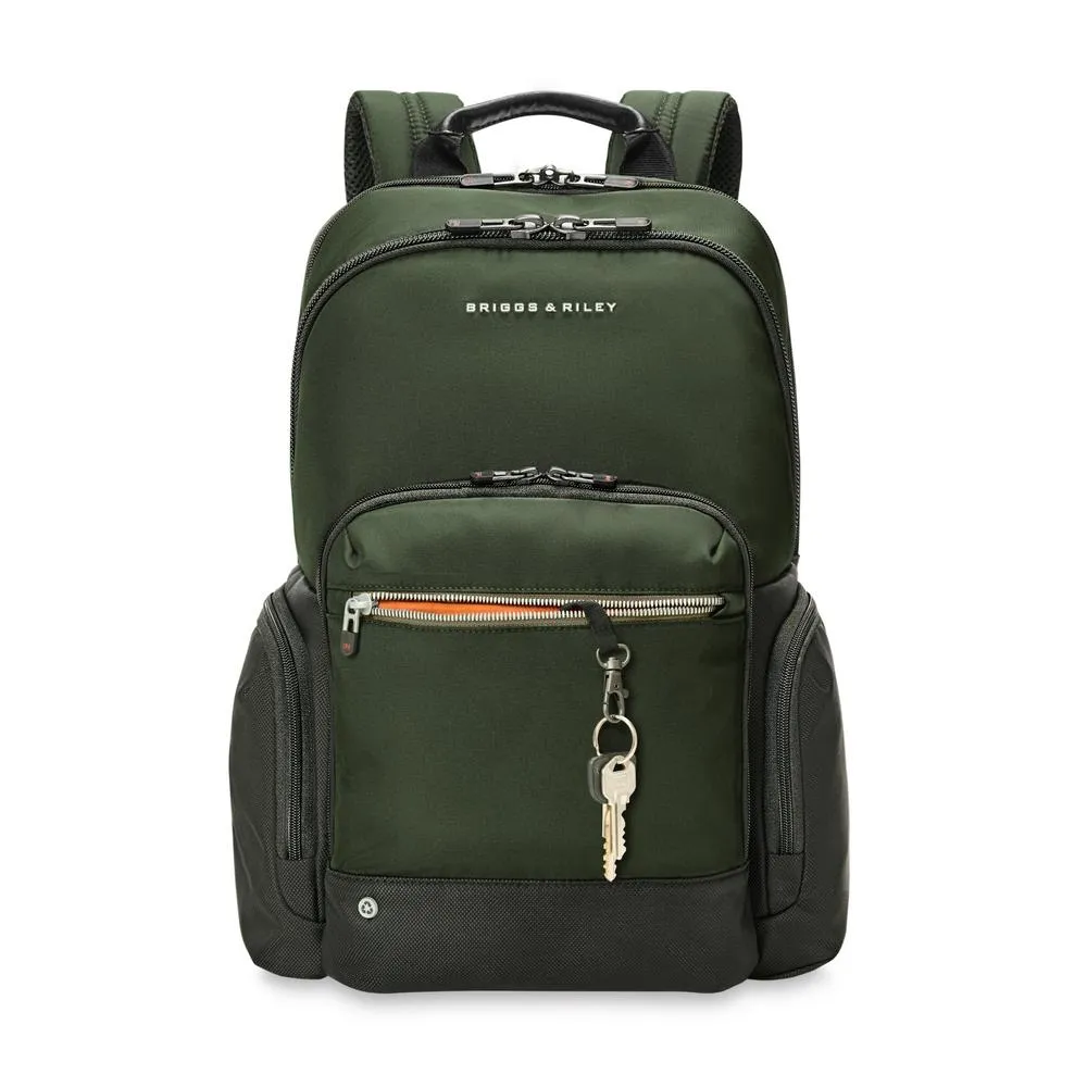 Briggs & Riley Recycled Day Bag Medium Multi-Pocket Backpack Bags Briggs-Riley