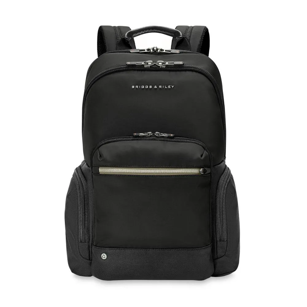 Briggs & Riley Recycled Day Bag Medium Multi-Pocket Backpack Bags Briggs-Riley