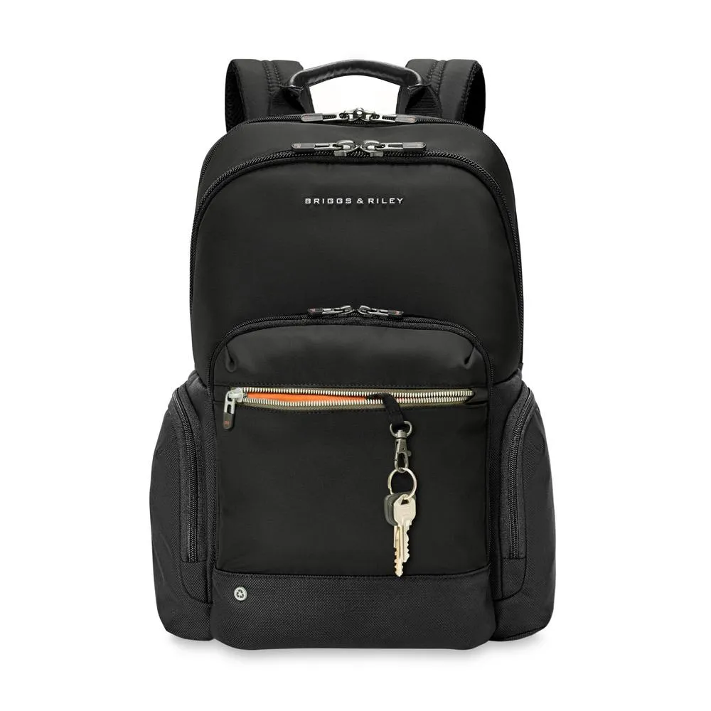 Briggs & Riley Recycled Day Bag Medium Multi-Pocket Backpack Bags Briggs-Riley