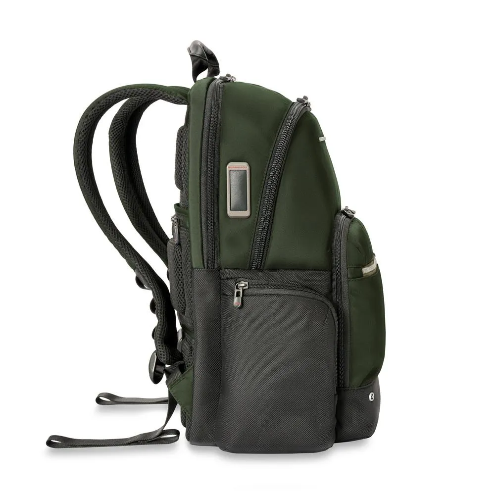 Briggs & Riley Recycled Day Bag Medium Multi-Pocket Backpack Bags Briggs-Riley