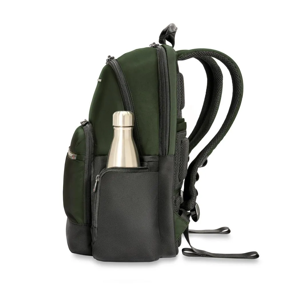 Briggs & Riley Recycled Day Bag Medium Multi-Pocket Backpack Bags Briggs-Riley