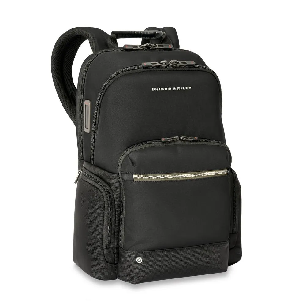 Briggs & Riley Recycled Day Bag Medium Multi-Pocket Backpack Bags Briggs-Riley