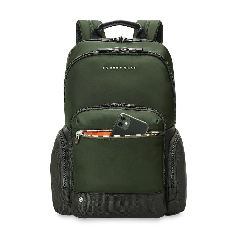 Briggs & Riley Recycled Day Bag Medium Multi-Pocket Backpack Bags Briggs-Riley
