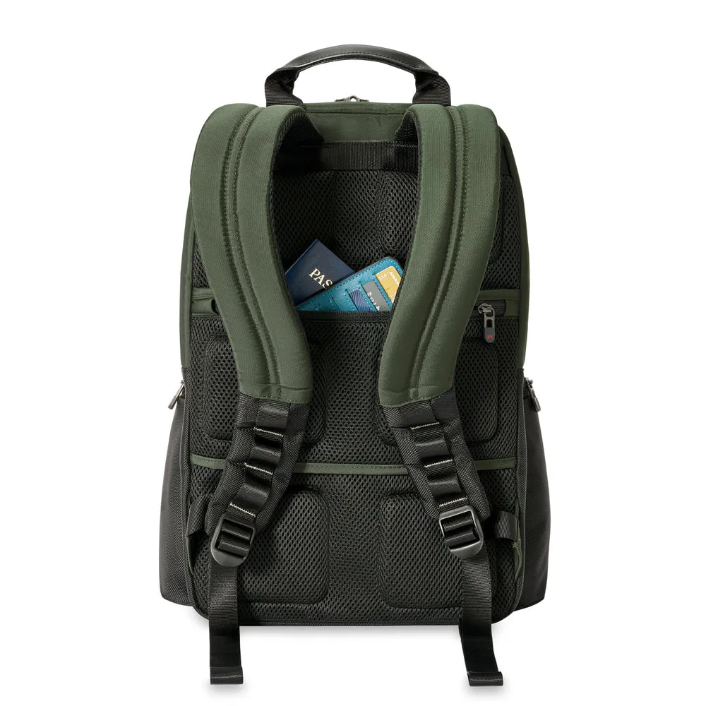 Briggs & Riley Recycled Day Bag Medium Multi-Pocket Backpack Bags Briggs-Riley