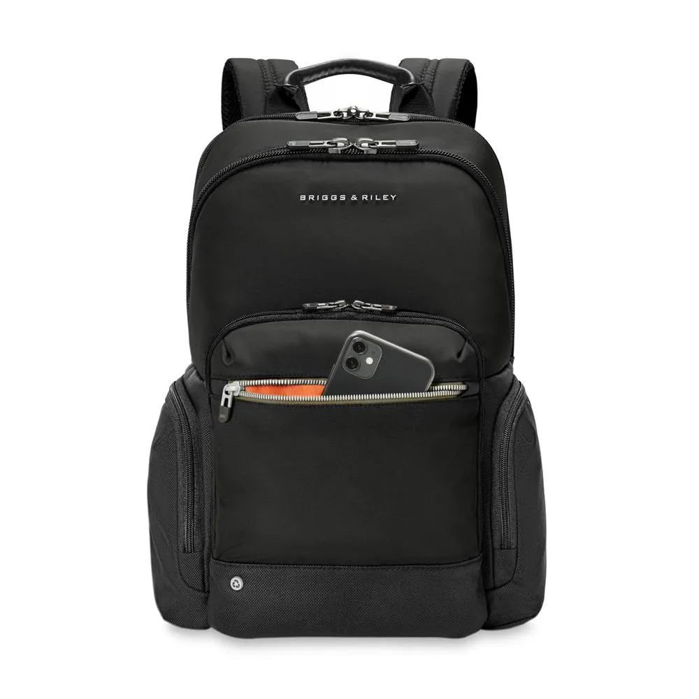 Briggs & Riley Recycled Day Bag Medium Multi-Pocket Backpack Bags Briggs-Riley
