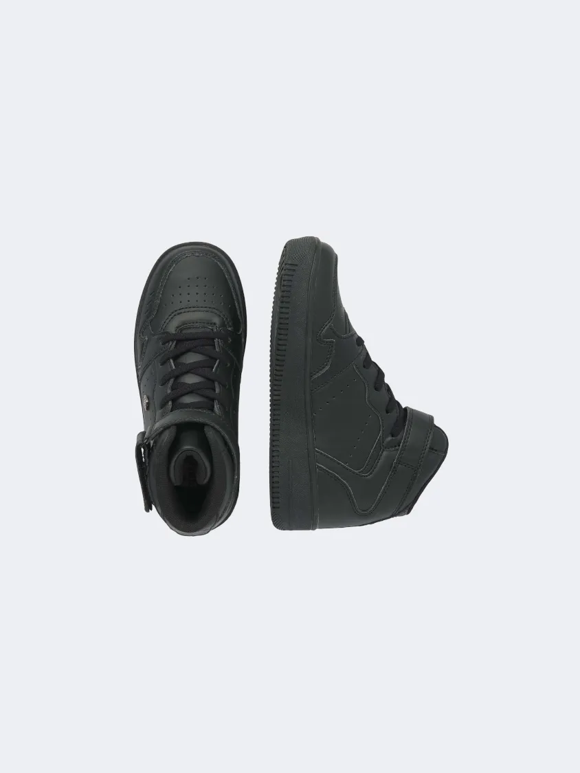 British Knights Aura Mid Men Lifestyle Shoes Black/Black Mens Casual Everyday Sneakers