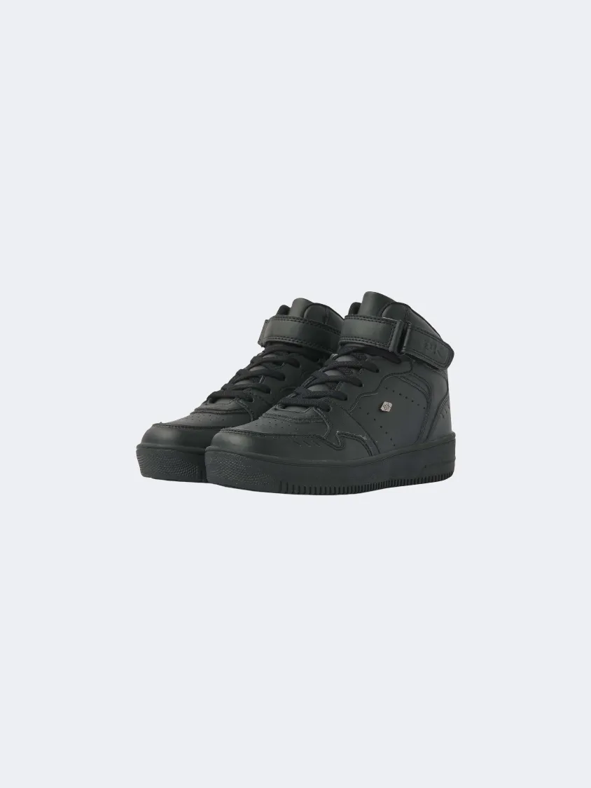 British Knights Aura Mid Men Lifestyle Shoes Black/Black Mens Casual Everyday Sneakers