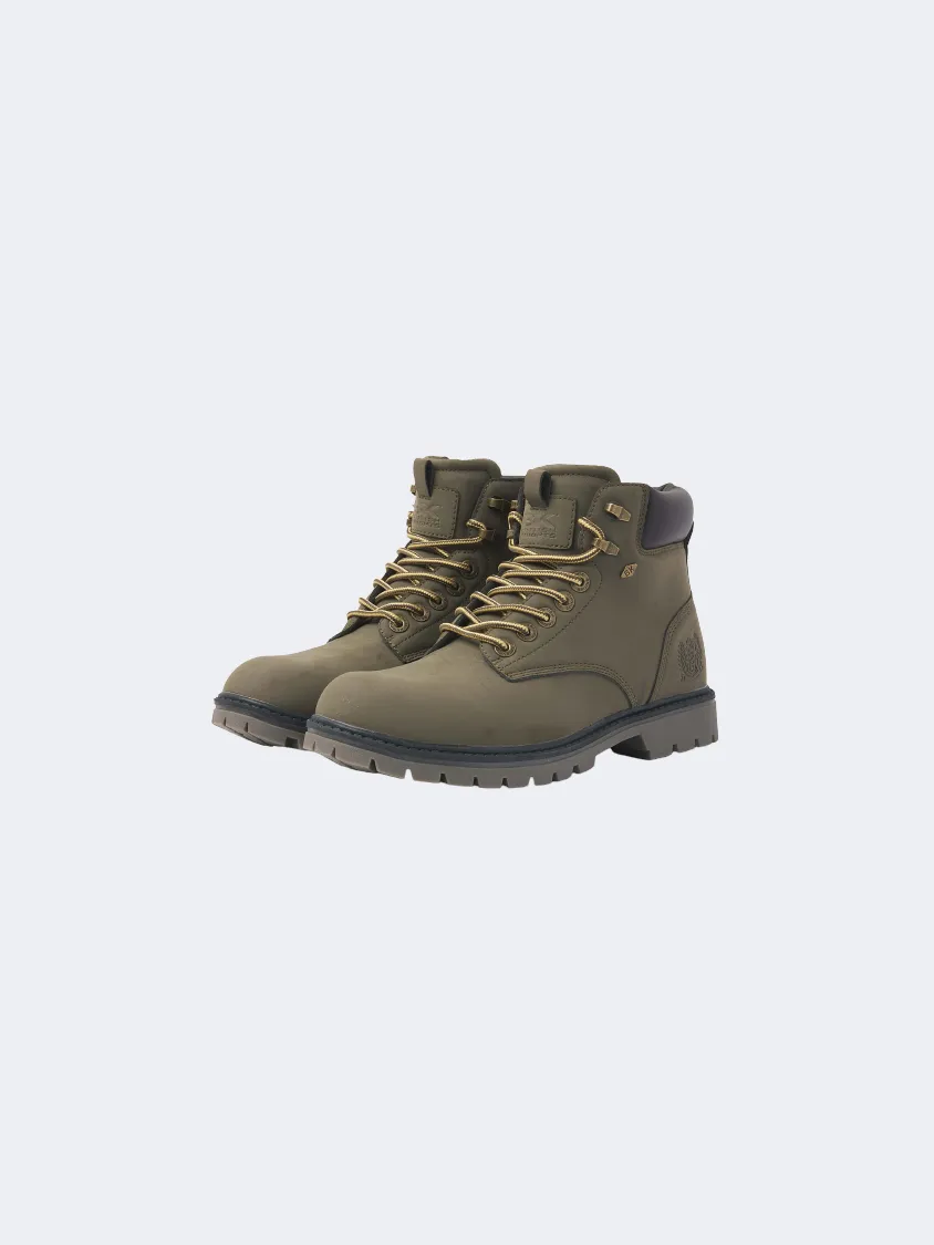 British Knights Secco Men Lifestyle Boots Olive/Dk Brown Mens Casual Everyday Sneakers