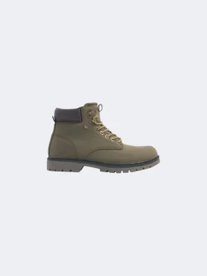 British Knights Secco Men Lifestyle Boots Olive/Dk Brown Mens shoes for everyday urban style