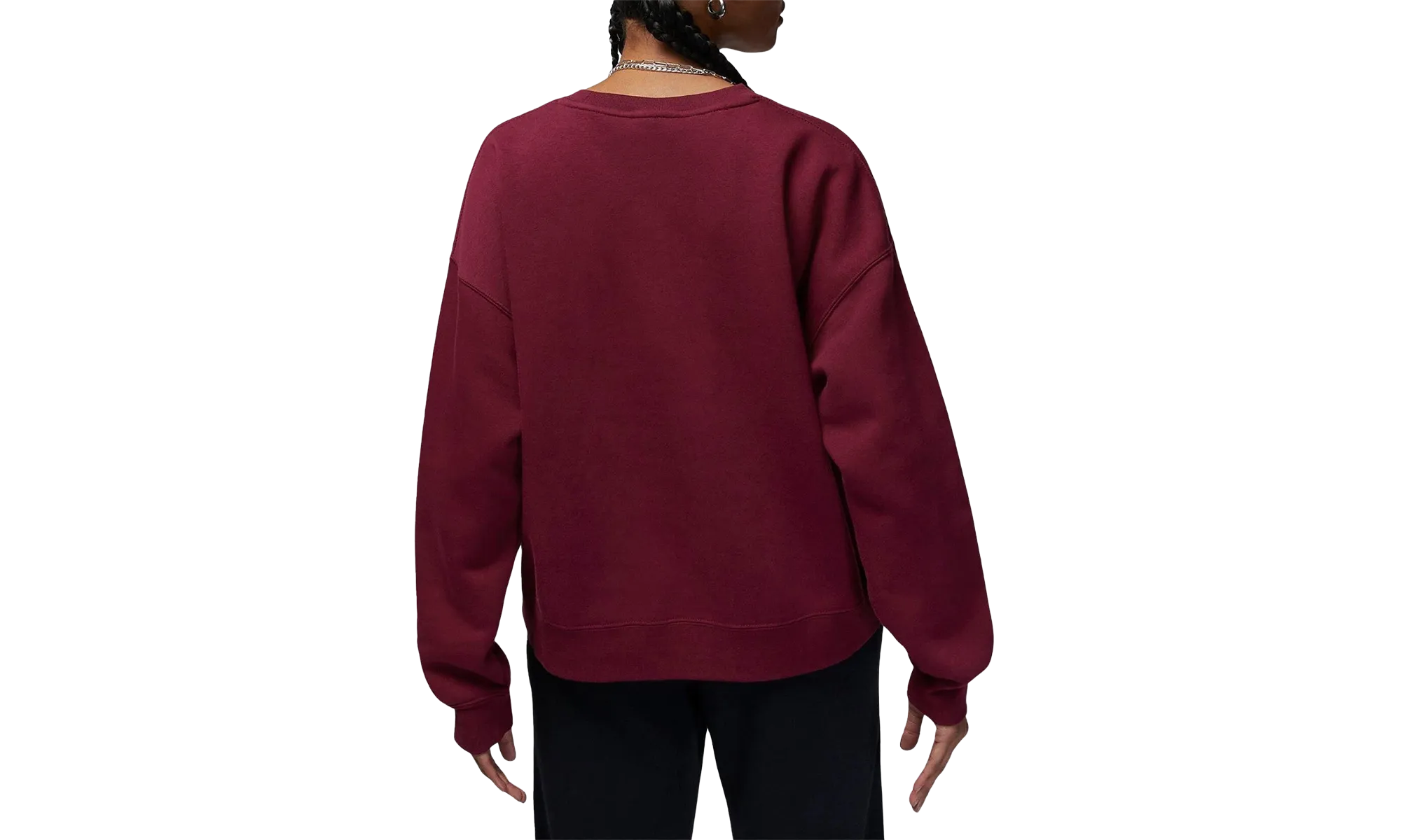 Brooklyn Crewneck Sweatshirt "CHERRYWOOD RED/WHITE" jordan classic womens shoes